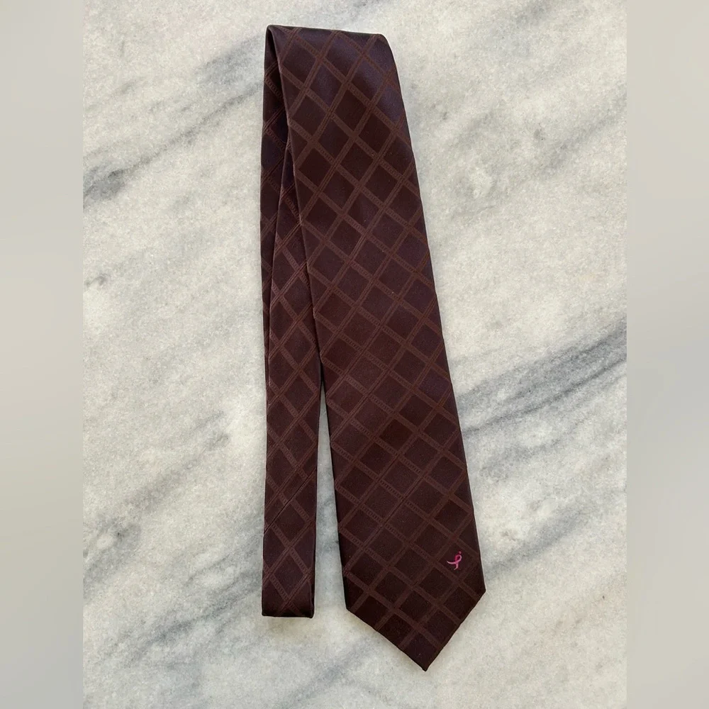 Knots for Hope Susan G. Komen For The Cure Breast Cancer Aware 100% Silk Necktie